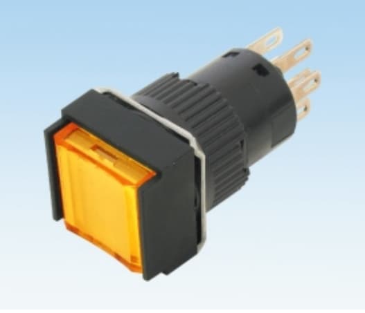 Discounted supply of Taiwan Tend ∅16mm waterproof (IP65) square alternate push button switch TT16-ABS6