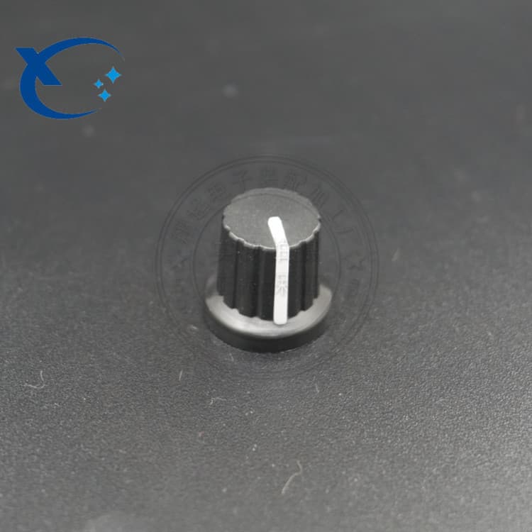 CZ3-101 6mm inner hole plastic knob potentiometer cap outer diameter 15X17 audio knob