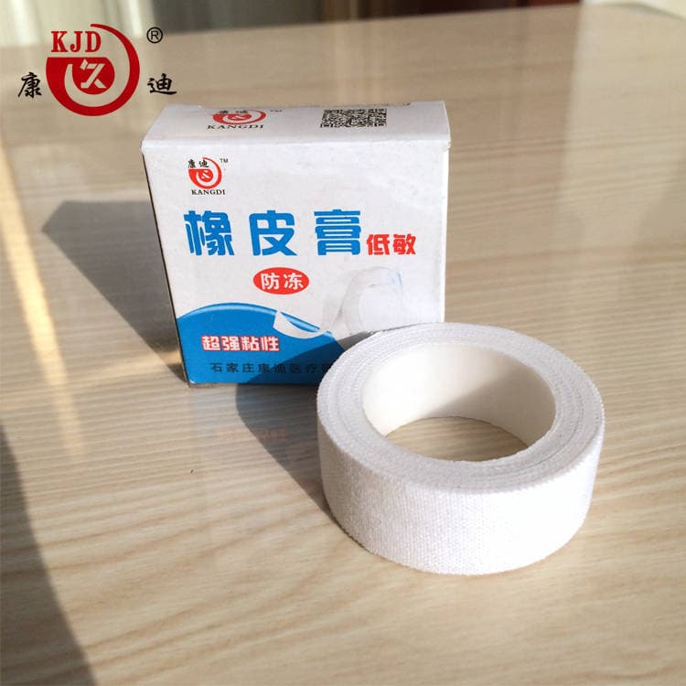 ISO certified high-adhesion, low-allergy adhesive plaster; easy-to-tear, breathable, hospital-grade white adhesive tape; 2.1*300cm