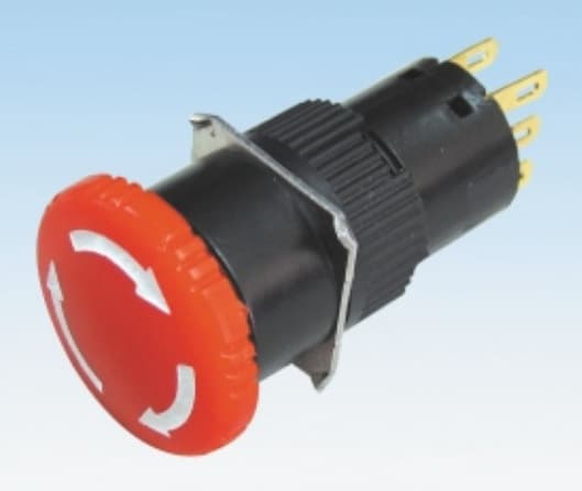 Discounted price for Taiwan Tend ∅16mm waterproof (IP65) emergency stop interlock switch TT16-BKR6