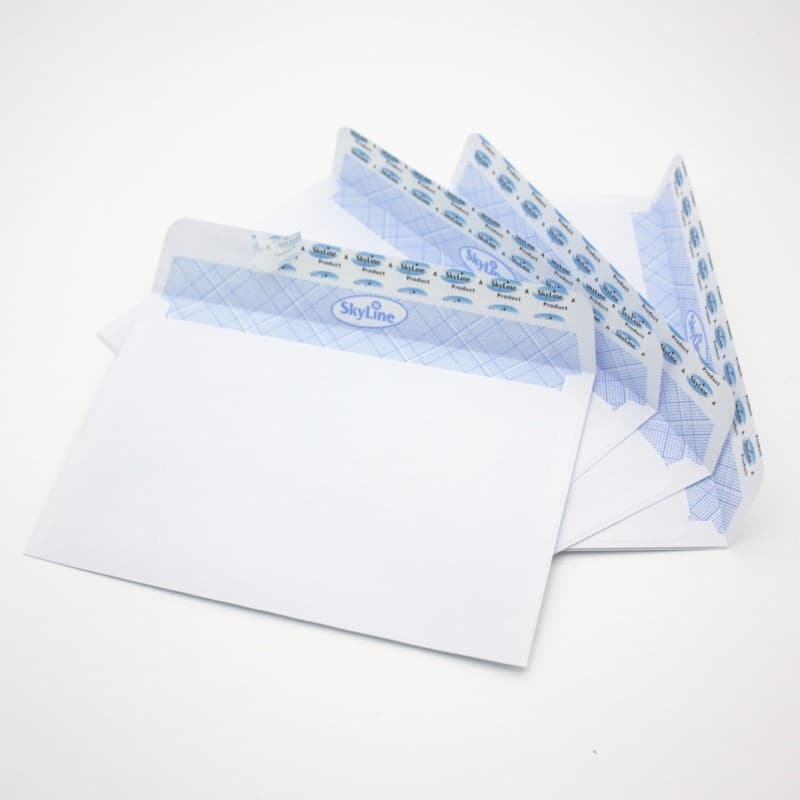 C6 White Envelopes 114*162mm, Release Paper, 80g Offset Paper Envelopes, Skyline Envelope