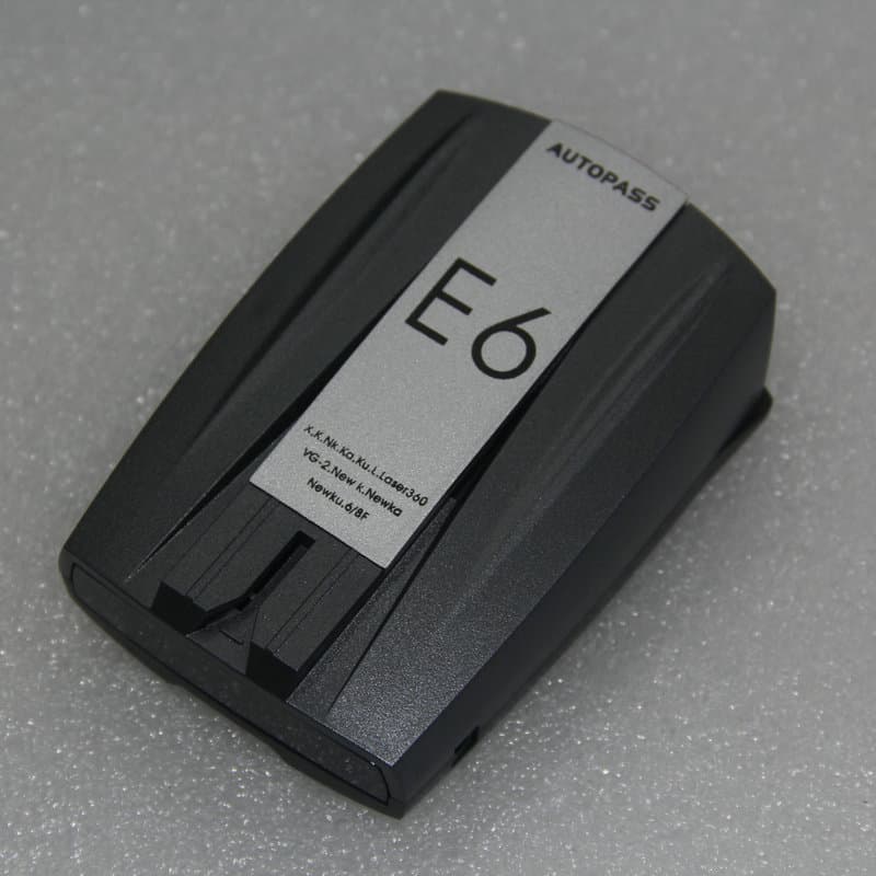 Cross-border Direct Supply E8 Export Radar Detector, E6 Car Radar Speedometer, Mobile Speed Radar, English/Russian