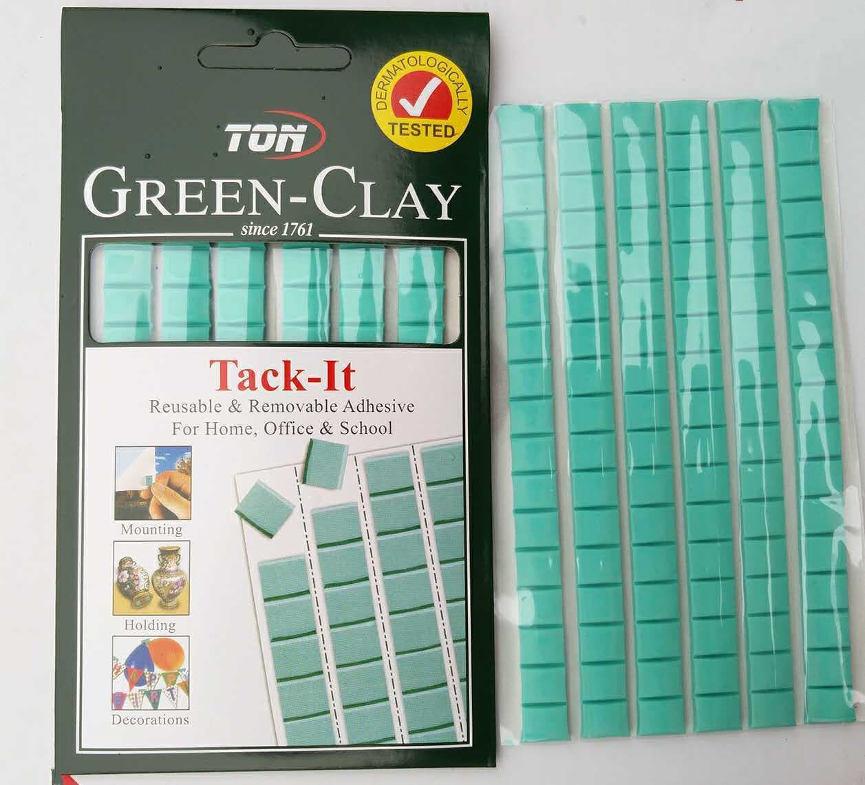 Blue White Multifunctional Clay Nail Patches Fixing Clay Seamless Rubber Nail Art Decorations