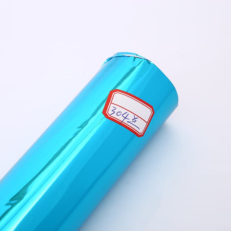 Factory wholesale of high-temperature resistant hot stamping foil for cosmetics, cards, printing, and packaging.