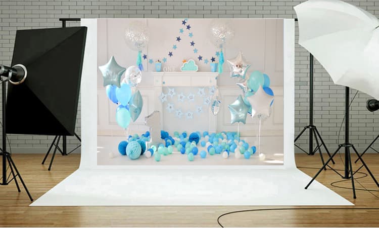Hot Selling New Festival Birthday Party Family Gathering Scene Decoration Balloon Amazon Photography Studio Background Cloth