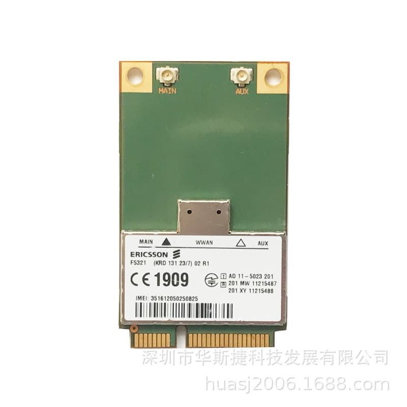Ericsson F5321 3G/WCDMA/HSPA 3G Module PCI-E Interface D:21M