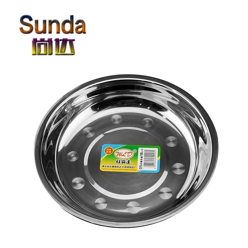 Shangda Factory Stainless Steel Plate Wanglida 05 Non-magnetic Dish Plate Stainless Steel Non-magnetic Deep Plate