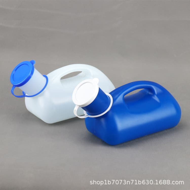 Male Urine Collector 1200ml Plastic Covered Urinal, Hospital Use Bedpan, Elderly Urinal, Urinal