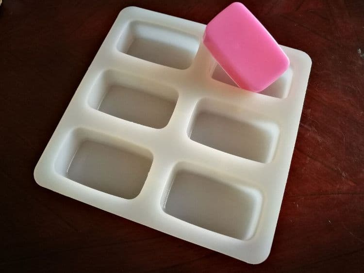 Single Hole 100g Six-Cavity Rectangular DIY Cold Process Soap Handmade Soap Essential Oil Soap Silicone Mold