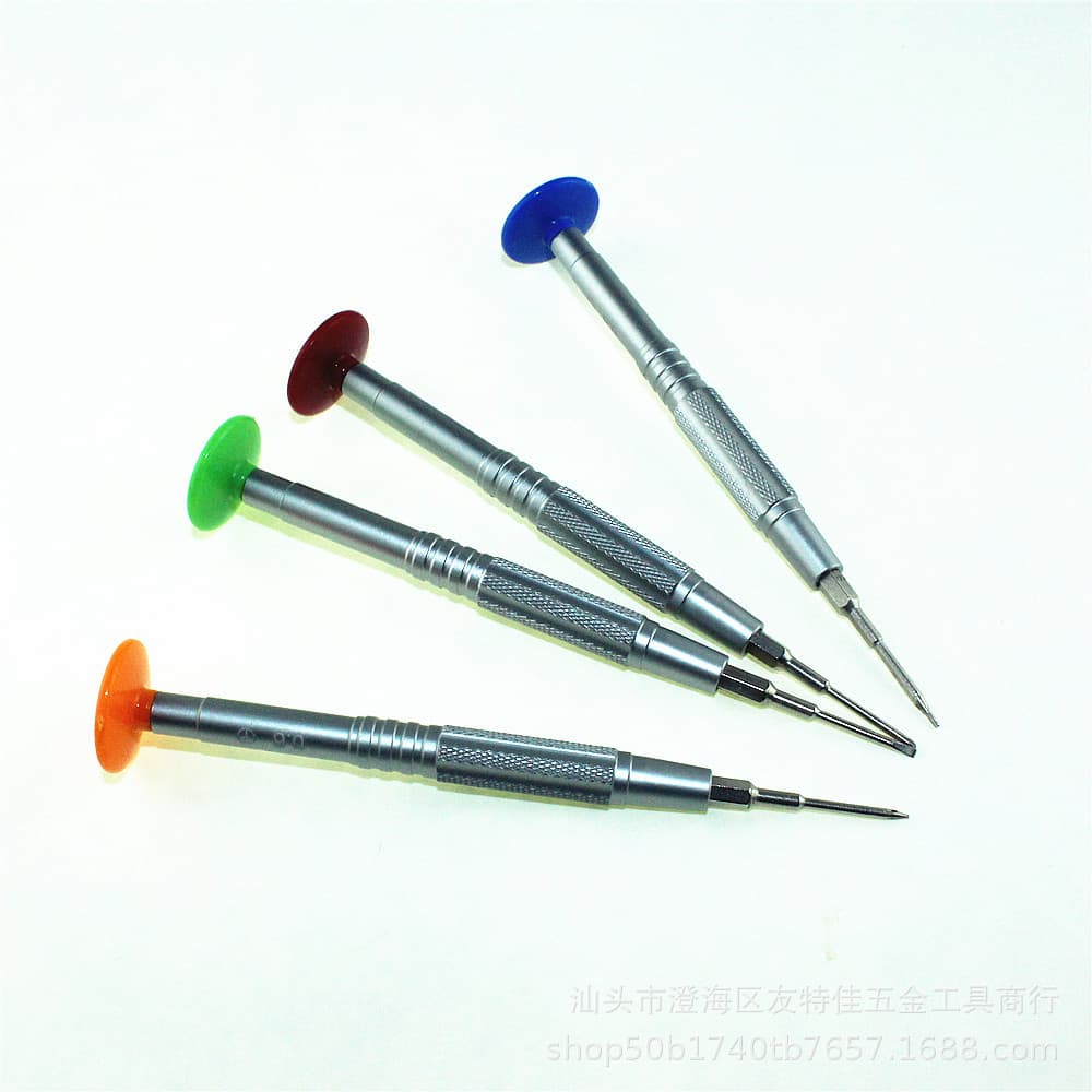 Aluminum alloy screwdriver, Phillips head, 0.6mm Y type, star type screwdriver, disassembly tools, telecommunications metal screwdriver