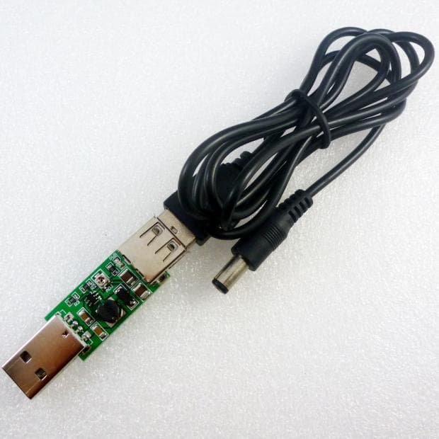 USB to USB Adjustable Output Module DC Voltage Converter 5V to 6-15V DC-DC Boost Power Board