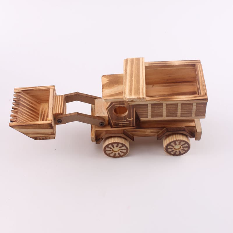 Wooden Engineering Car Model - Direct from Manufacturer, Hot-Selling Toy Car for Scenic Spots, Children's Toy Ornament Car