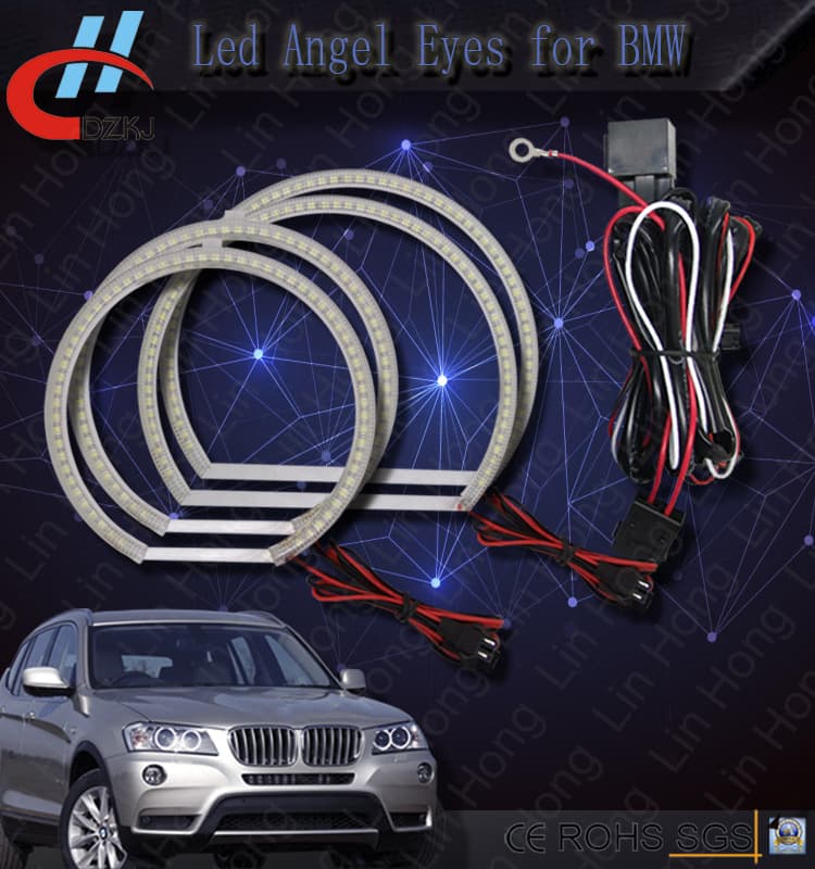 Factory Direct Fit for BMW E53 X5 (158+127)*2MM SMD Angel Eye Halo Ring