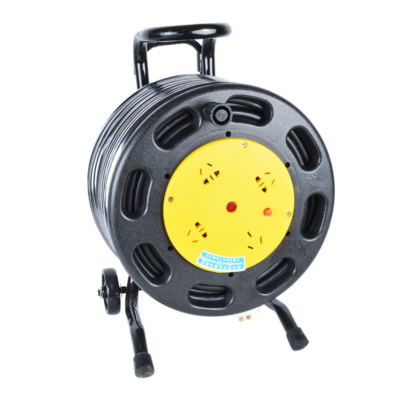 2*2.5 square meter portable cable reel, 100-meter hand-held cable reel, 220V cable reel with cable.