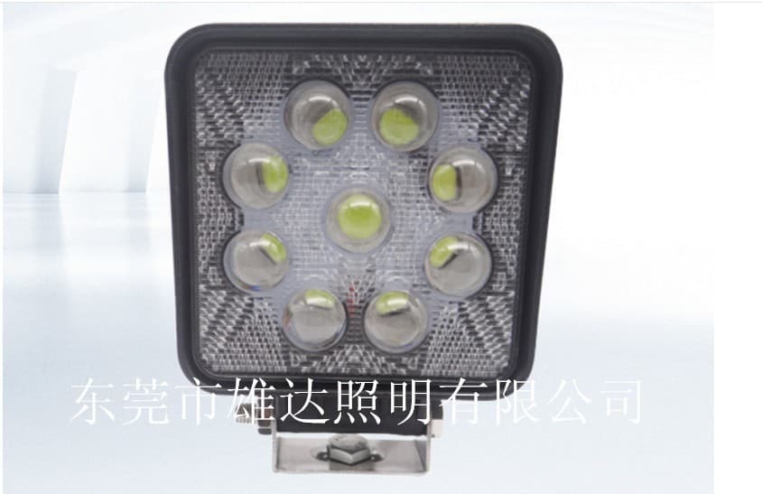 27W lens type LED work light off-road vehicle roof light