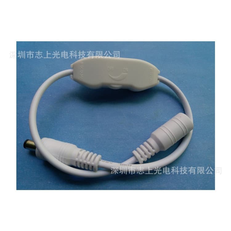 Fan type online dimmer manual knob switch PWM stepless dimming 12V24V module light strip dimmer 6A