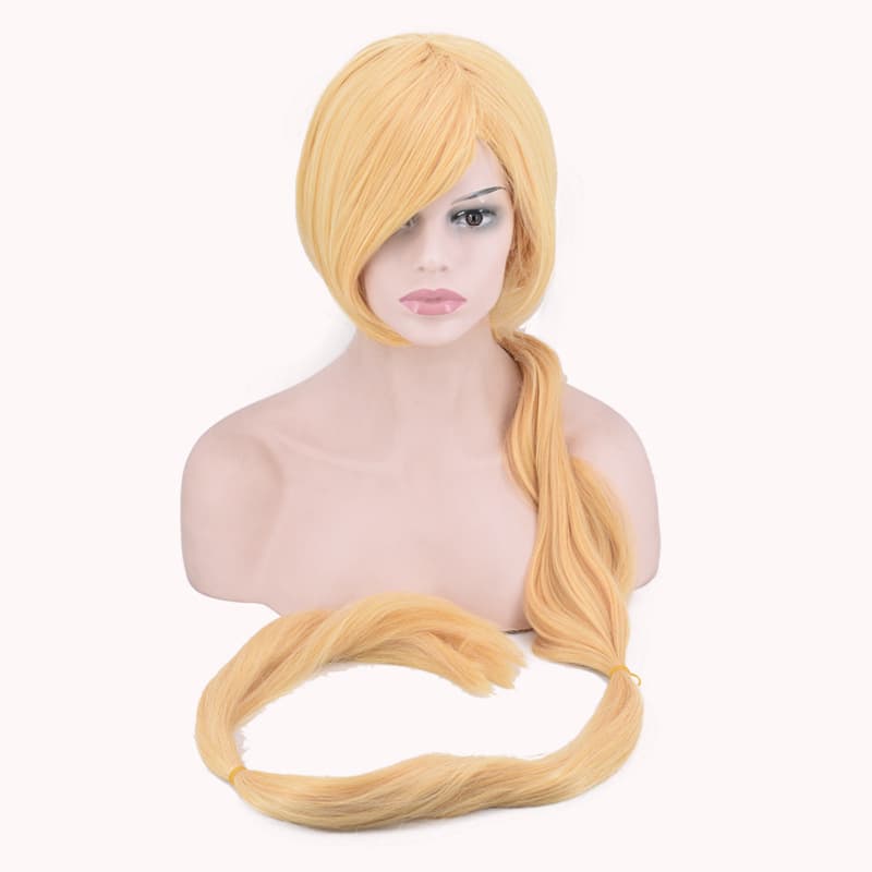 Factory Direct European and American Cosplay Wig.. Rapunzel 1.5 Meter Extra Long Hair Wig