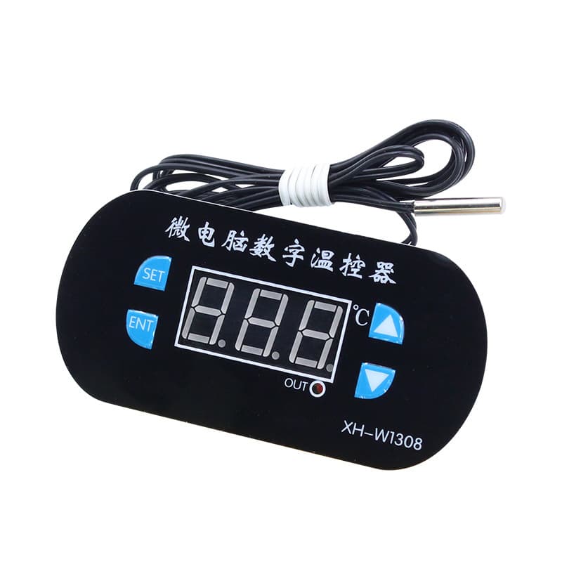 XH-W1308 Thermostat Digital Temperature Controller Temperature Control Switch Adjustable Digital Display 0.1