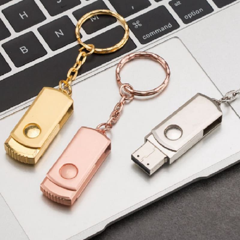 U disk wholesale creative business metal U disk gift U disk rotation 8g 16g 32g 64g large capacity 128G