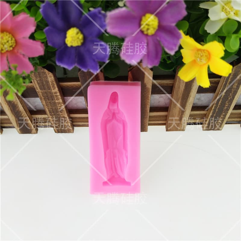 DIY Goddess Statue Silicone Mold Handmade Chocolate Cake Mold Sugar Art Mould Baking Tools Irregular Shape Kitchen Gadget