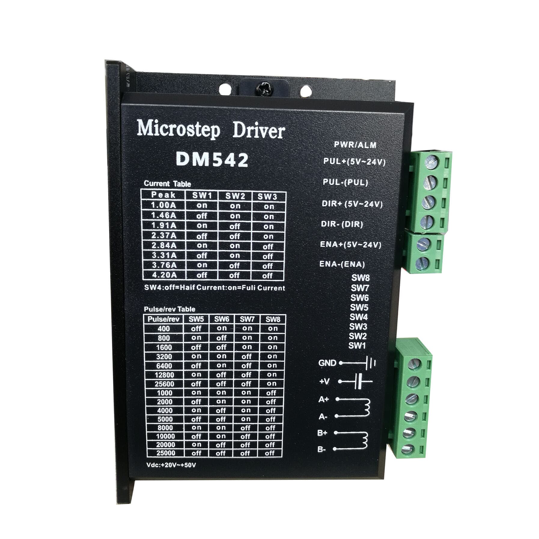 Microstep Driver DM542 DC20-50V Digital Drive for 57/60/86 Motors