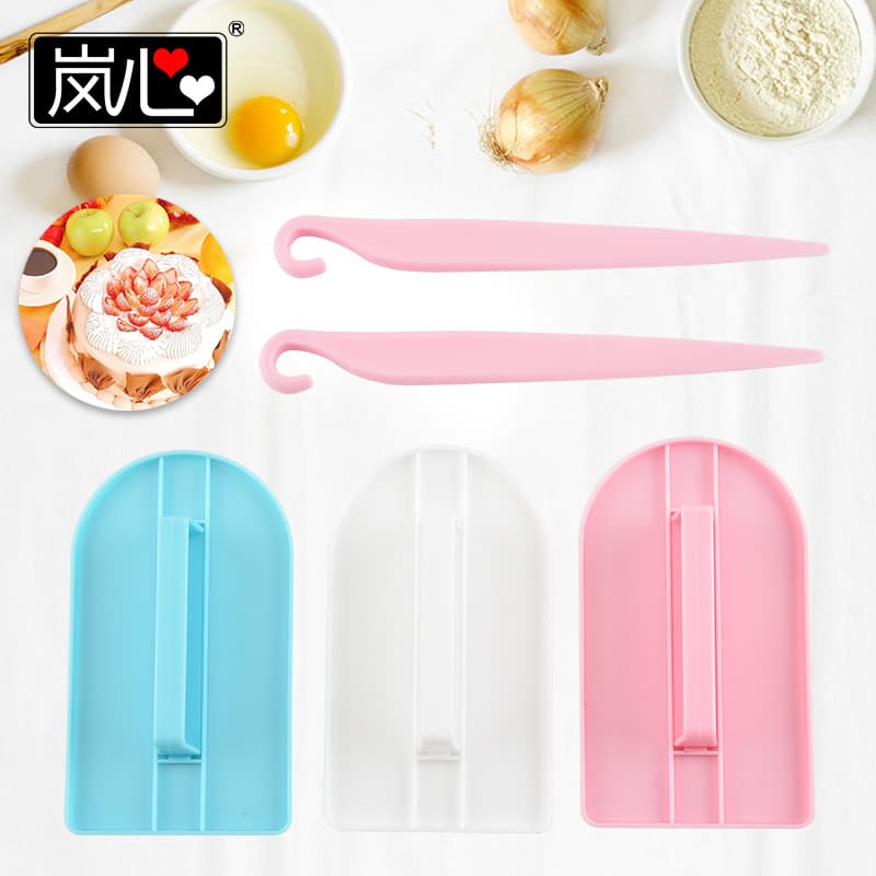 Factory Wholesale Cake Cream Smoother Set Plastic Cake Release Knife Baking Tool