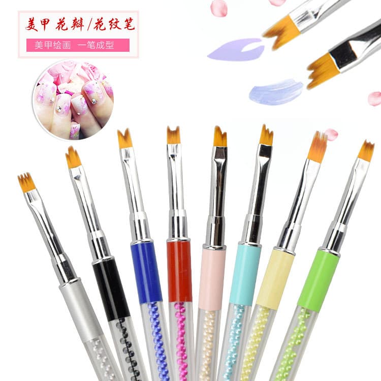 Winimei manicure flower pen, one-stroke forming dot flower painting, gradient pattern petal pen, professional phototherapy painting