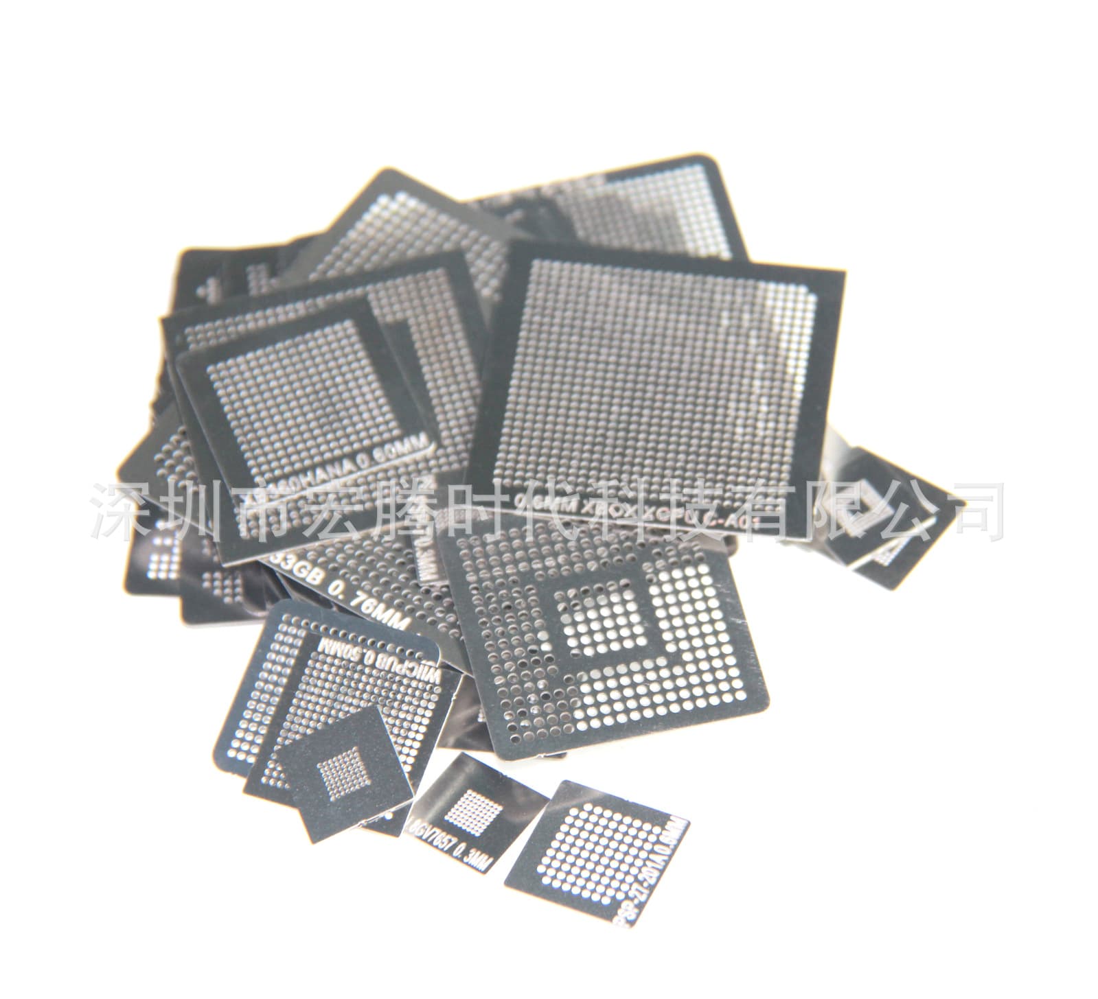 BGA Direct Heating Small Steel Mesh 545pcs Reballing Mesh Tin Ball Steel Mesh