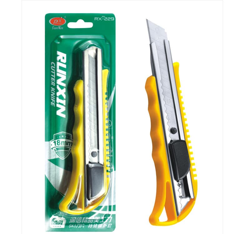Runxin Utility Knife [Source Manufacturer] 229B Tool Knife Office Stationery Craft Paper Cutter Wallpaper Knife