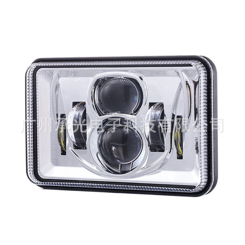 Factory Direct 4x6 Square LED Truck Headlights H4 Conversion High and Low Beam Truck Headlights