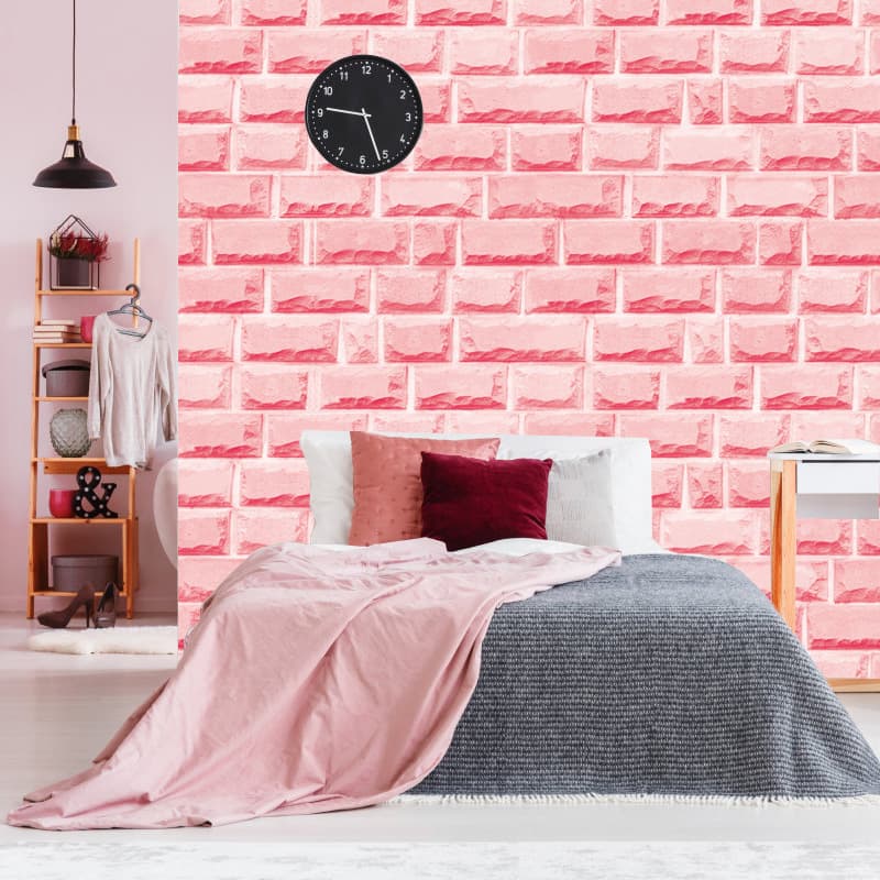 【SA-1027-1】-SA-1112-1 3D simulation wall tiles bedroom bedroom dining room with adhesive wallpaper stickers