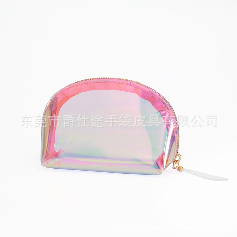 Custom European and American Fashion Colorful PVC Cosmetic Bag, Trendy Clutch, Multifunctional Storage Bag
