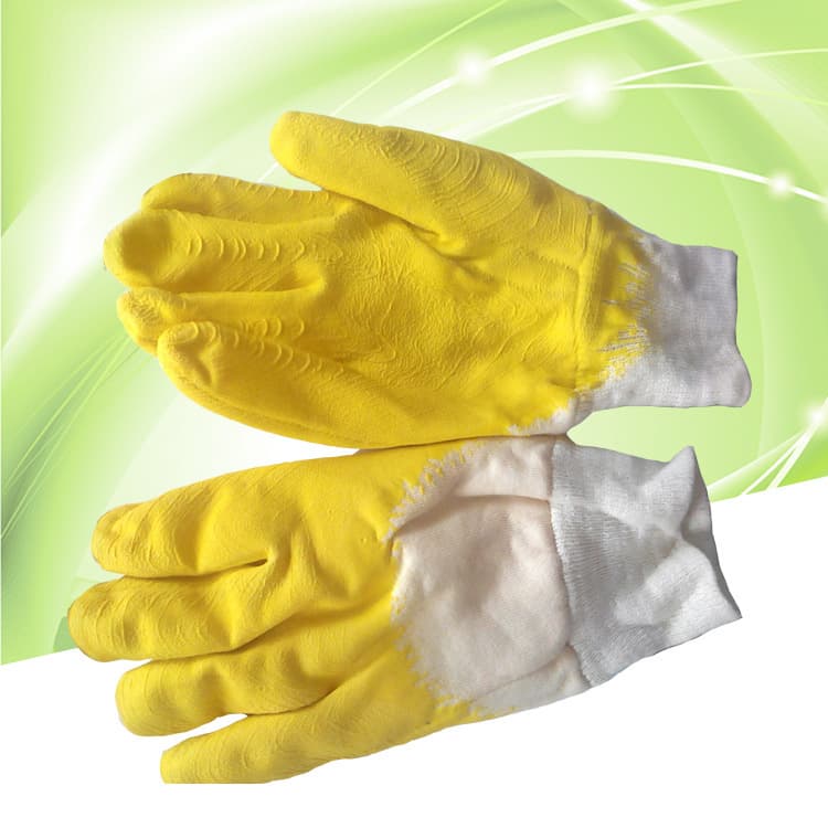 Nitrile Coated Gloves Nylon Gloves Dipped Labor Protection Gloves for Construction Handling Flexible Operation Protective Gloves