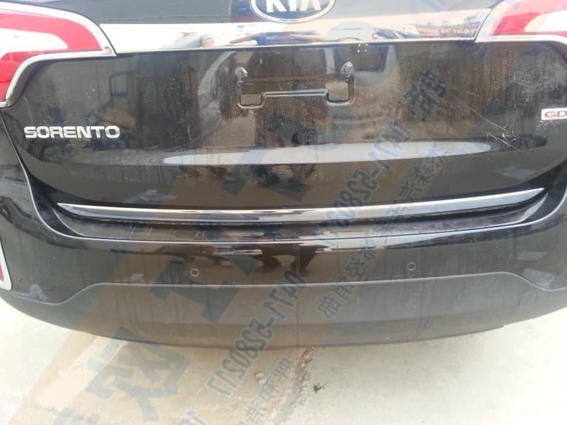 Kia Sorento 09-15 Rear Trunk Trim Strip New Sorento Special Modification ABS Plated Glossy Color Carrying Case KA-13SO24