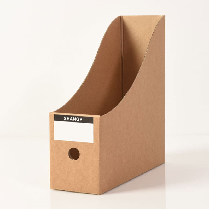 Paper Document Desktop File Storage Box, Office Desk File Organizer and Book Stand Holder