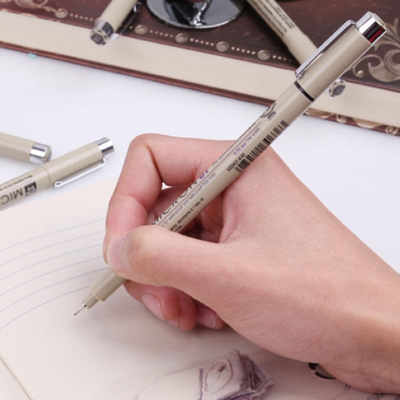 Sakura Pigment Ink Pen Set Waterproof Manga Design Hand Sketch Drawing Pen Outline Line Art Pen Set
