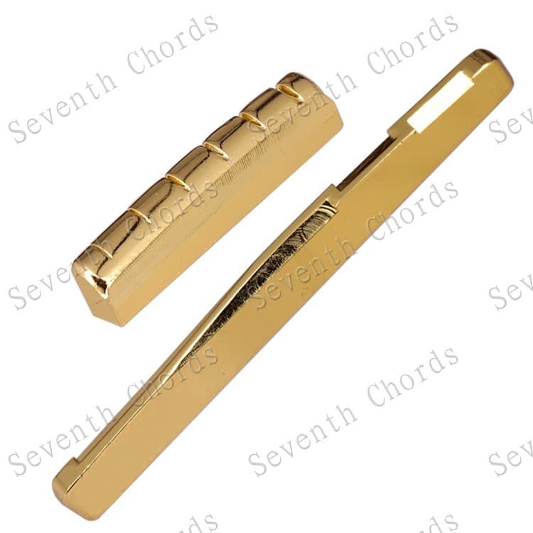 Folk guitar brass saddle saddle acoustic guitar metal brass saddle bridge bridge saddle under saddle saddle