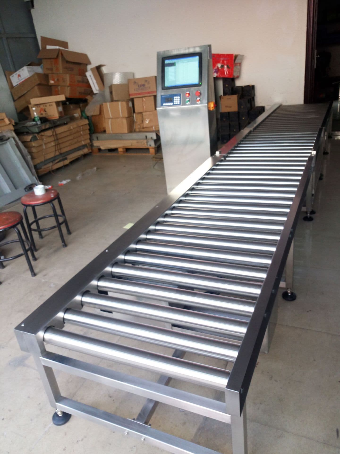 Weighing Scale Digital Roller Scale 150kg Roller Weighing Scale 150kg Conveyor Digital Scale