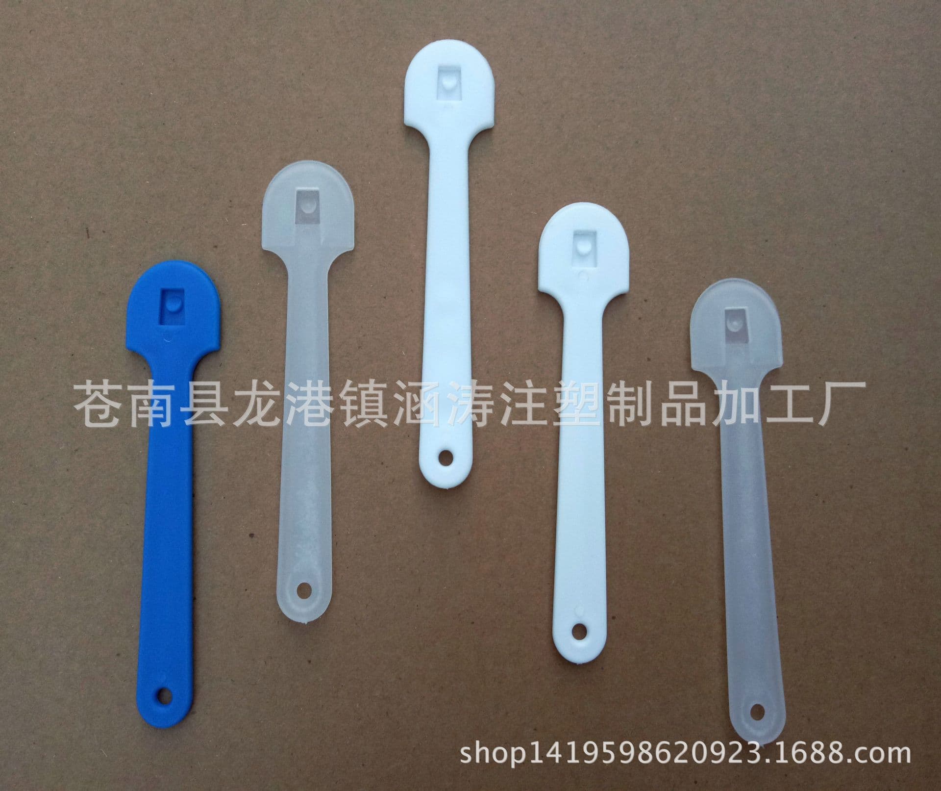 Advertising fan handle, plastic fan handle, fan handle, clip handle, short handle, new material big head fan handle, nailless clip handle