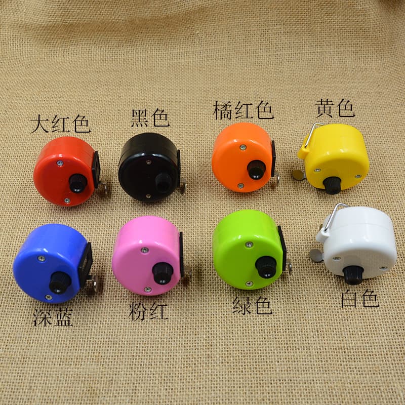 Jinghui Factory 4-digit Manual Plastic Candy Color Counter for Traffic Points in Stations and Terminals