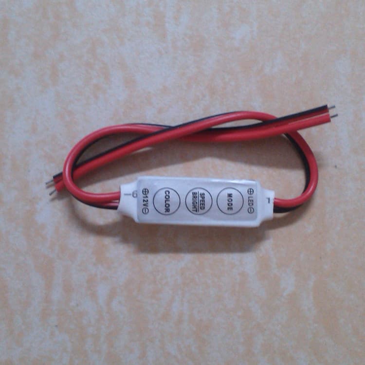 Mini RGB Colorful LED Strip Controller Common Anode Dimmer 12V 12A 144W RGB Dimmer