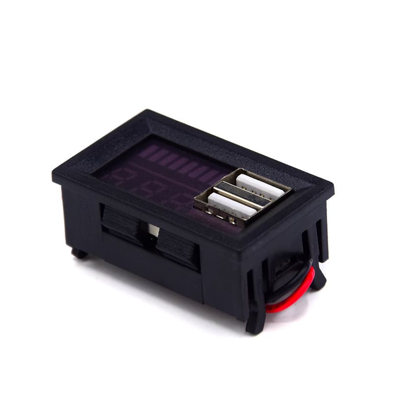 Battery Voltage & Capacity Display Dual USB Output with Apple/Android Dual Recognition Synchronous Rectification