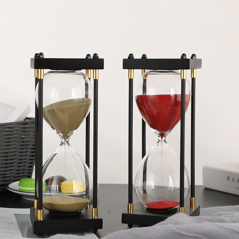 Direct Supply from Manufacturer, Hourglass Creative Desktop Ornament, Qixi Festival Birthday Gift Sand Timer, 30-minute Time