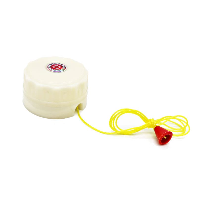 Xindatai Original Material Crafted Enlarged Brass Switch, Thickened Wall, Cream-Colored Premium Manual Pull Switch