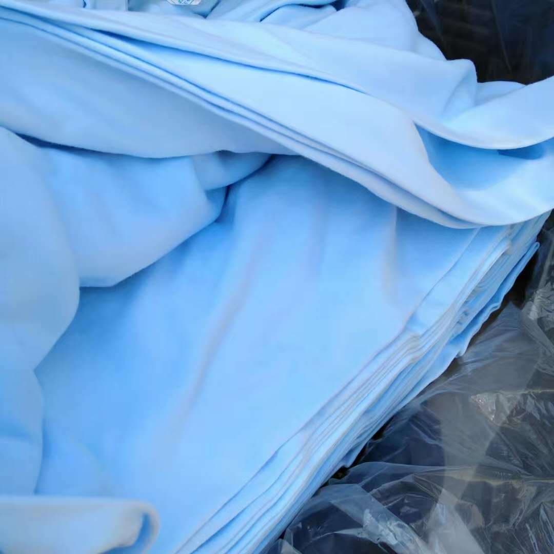 Processing custom light blue sweatcloth fabric deposit, new breathable and comfortable sweatcloth fabric manufacturer.