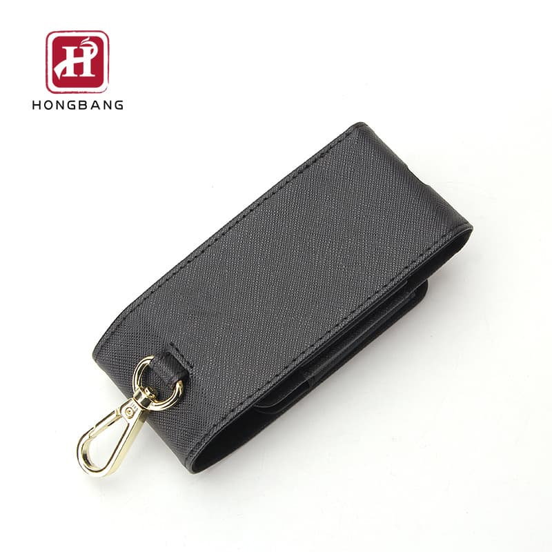 New Portable IQOS PU Leather Cigarette Case Retro Men's E-Cigarette Case Custom Logo
