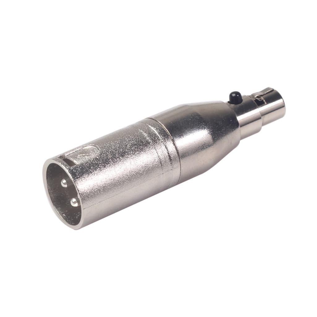 Cross-border 3-pin Mini XLR Female to XLR Male Camera DSLR Microphone Audio Adapter