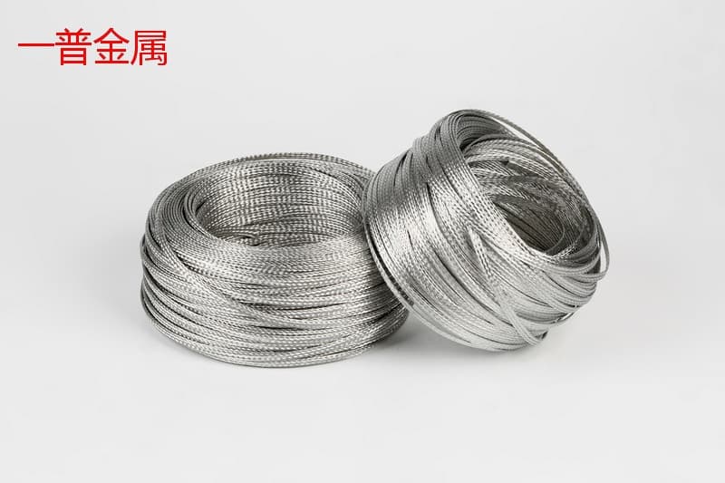 Tinned copper braided tape for lightning protection and grounding, T2 copper braided tape, TZX tinned copper braided wire.