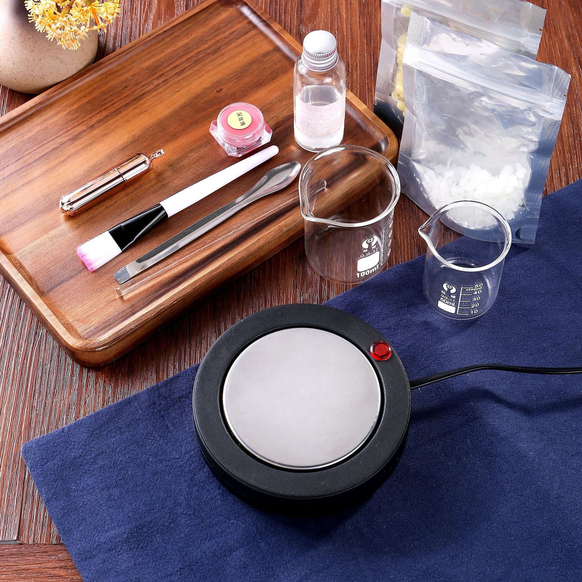 Mini heater, new lipstick heating plate, tea and coffee warmer, mini electric stove, household thermostat.