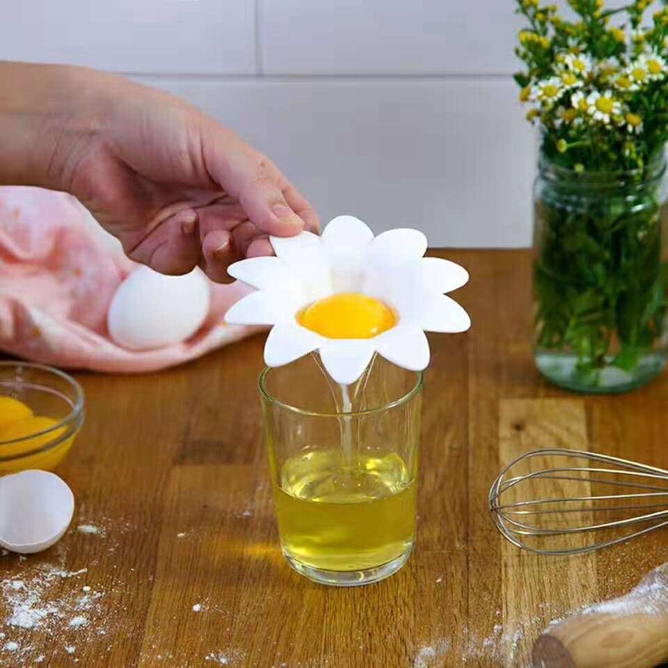 2019 New Daisy Egg White Separator Creative Flower Egg Separator